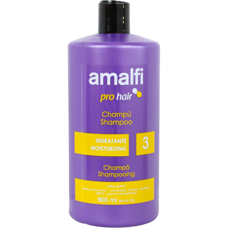 شامپو مرطوب کننده مو 900 میلی لیتر آمالفی amalfi