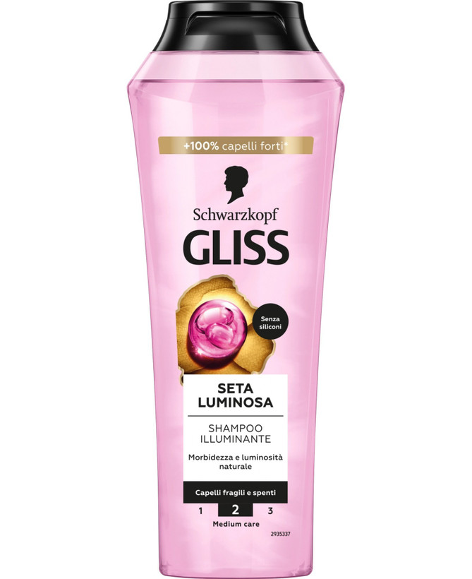 شامپو گلیس مدل Seta Luminosa حجم 250 میل