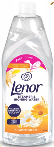 مایع اتو انگلیسی لنور Lenor Steamer & Ironing Water با رایحه تابستانی 1ل