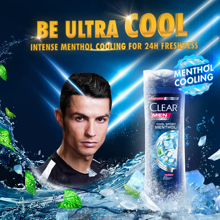 شامپو کلیر ضد شوره مردانه تایلندی COOL SPORT MENTHOL وزن310 میل