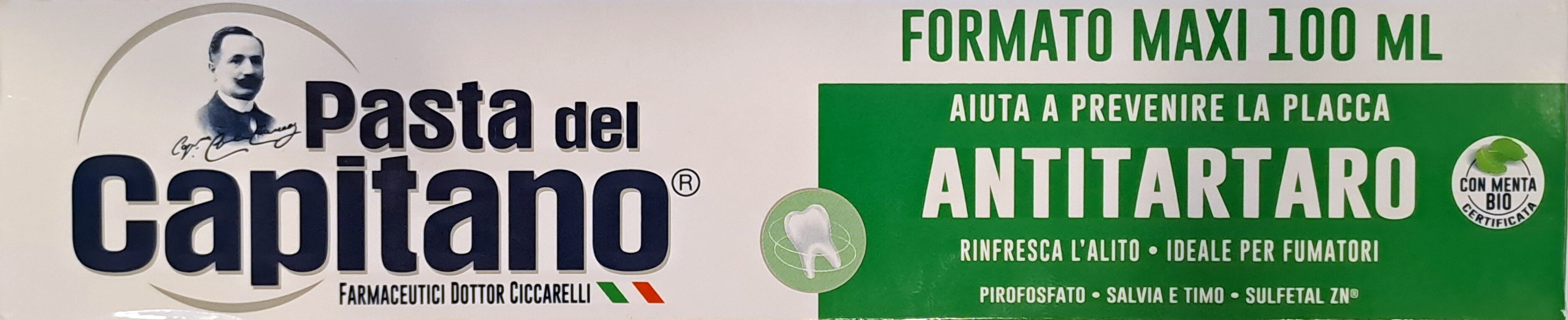 خمیر دندان پاستا دل کاپیتانو Pasta del Capitano ضد جرم مدل ANTI TARTAR