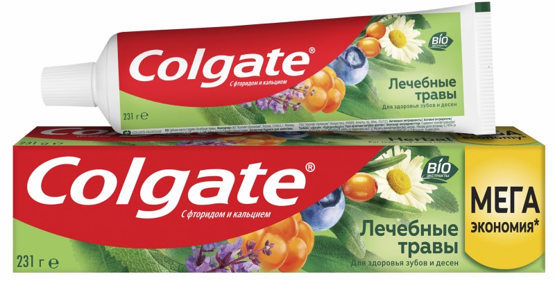 خمیردندان گیاهی کلگیت Colgate Herbal حجم 219 گرم