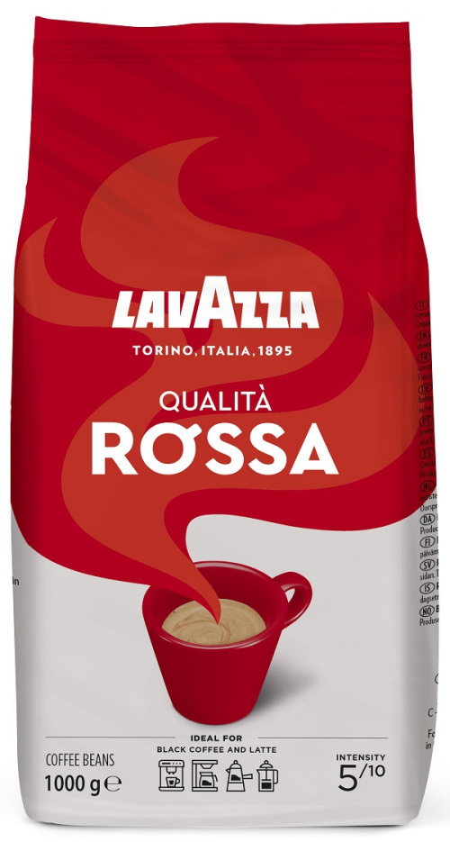 دانه قهوه لاوازا LAVAZZA مدل Qualita Rossa
