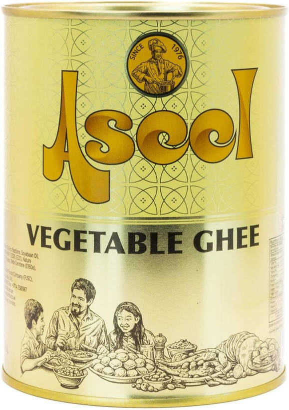 روغن نباتی اصیل 1 کیلویی Aseel Vegetable Ghee Oil