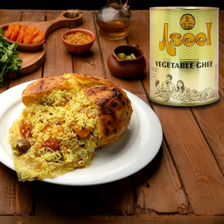 روغن نباتی اصیل 1 کیلویی Aseel Vegetable Ghee Oil