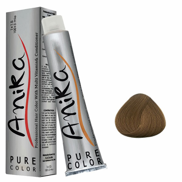 رنگ قهوه ای طلایی روشن شماره 5.5 آنیکا 100 میلی لیتر