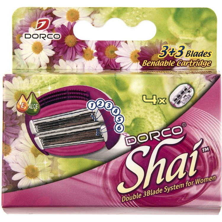 تیغ یدک دورکو مدل Shai 6 بسته 4 عددی