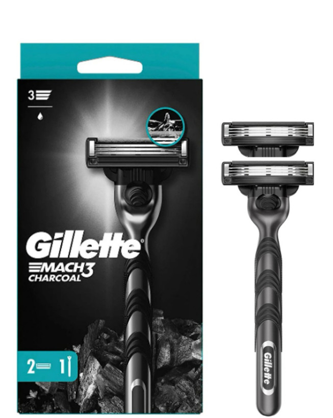 تیغ ریش تراش مردانه برند ژیلت Gillette اصل مدل Charcoal