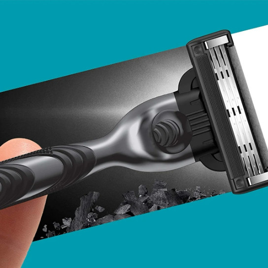تیغ ریش تراش مردانه برند ژیلت Gillette اصل مدل Charcoal