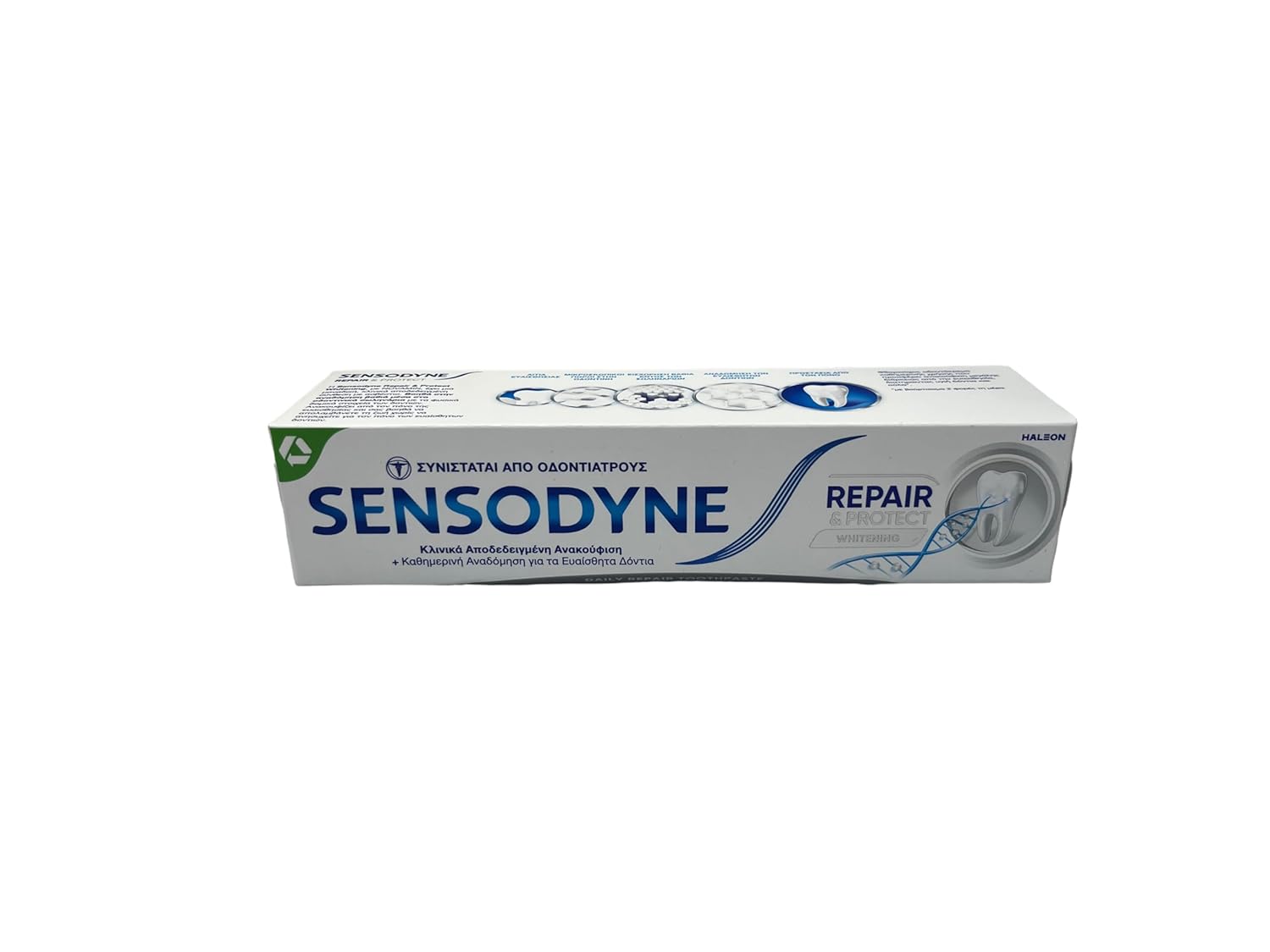 خمیر دندان بریتانیایی سنسوداین SEN SODNYE Repair and Protect Blanqueante سفید کننده 75 میل