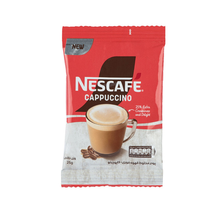 پودر کاپوچینو فوری نسکافه ساشه ای - 250 گرم بسته 10 عددی