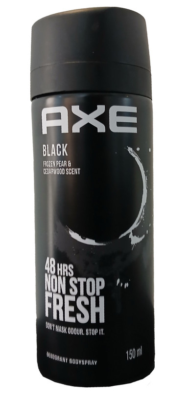 اسپری خوشیوکننده بدن AXE Black آکس 150 میلی