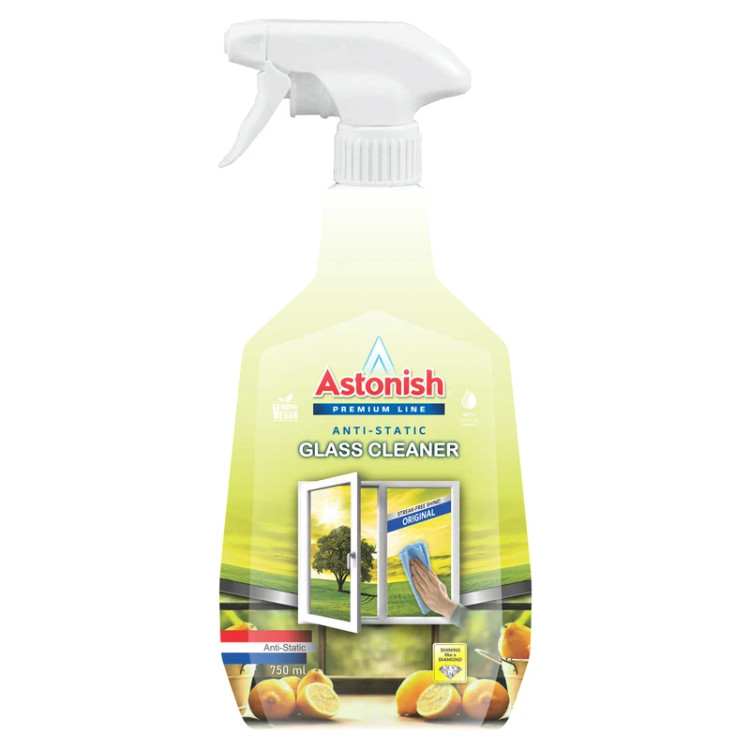 مایع شیشه پاک کن استونیش مدل Anti-Static سری Premium حجم 750 میلیلیتر