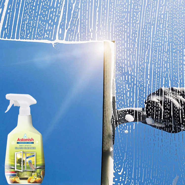 مایع شیشه پاک کن استونیش مدل Anti-Static سری Premium حجم 750 میلیلیتر