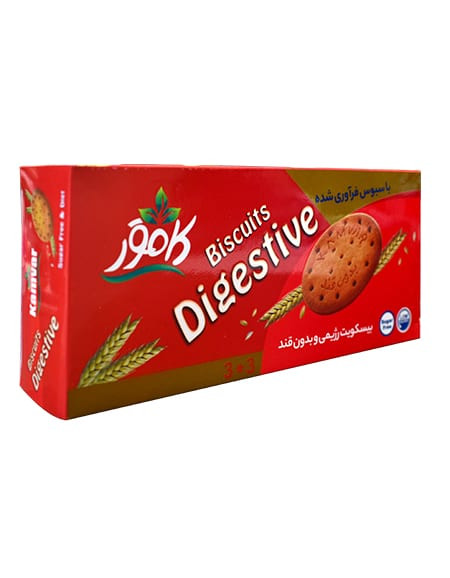 بیسکویت دایجستیو بدون شکر و رژیمی کامور