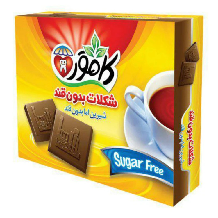 شکلات فانتزی رژیمی بدون قند کامور - 170 گرم