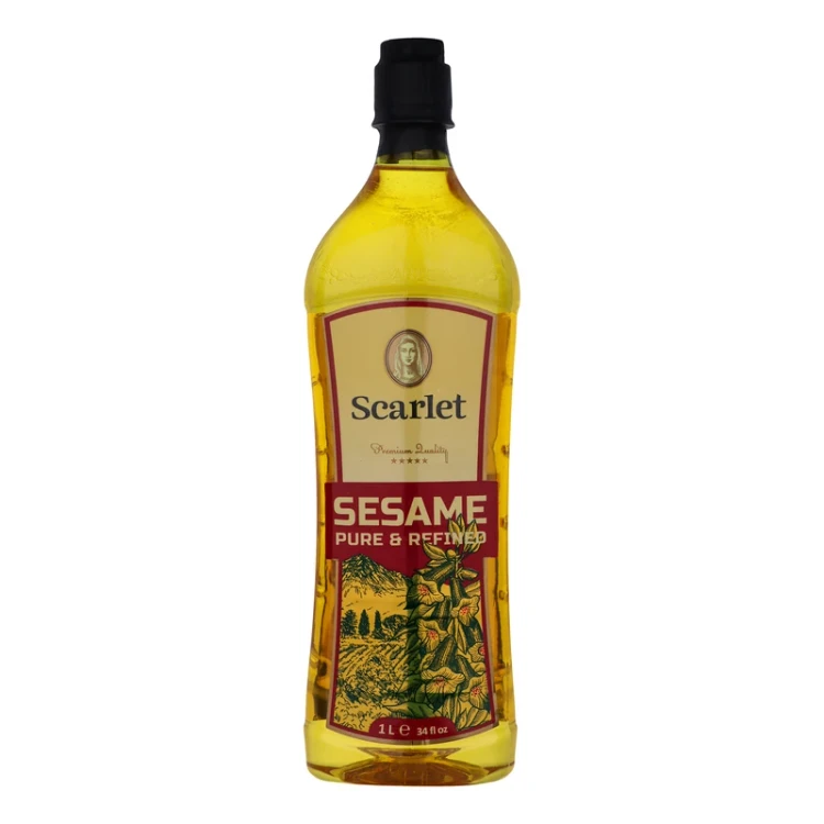 روغن کنجد بدون بو اسکارلت حجم 1 لیتری