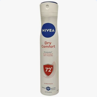 اسپری ضد تعریق زنانه Dry Comfort پودری نیوآ حجم 20۰ میل