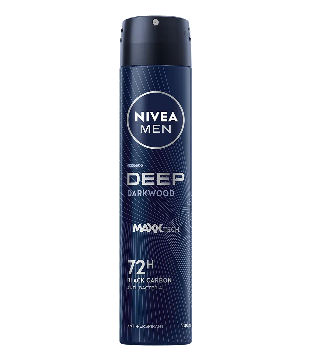 اسپری ضد تعریق مردانه نیوآ Nivea مدل Deep Darkwood حجم 200 ميل