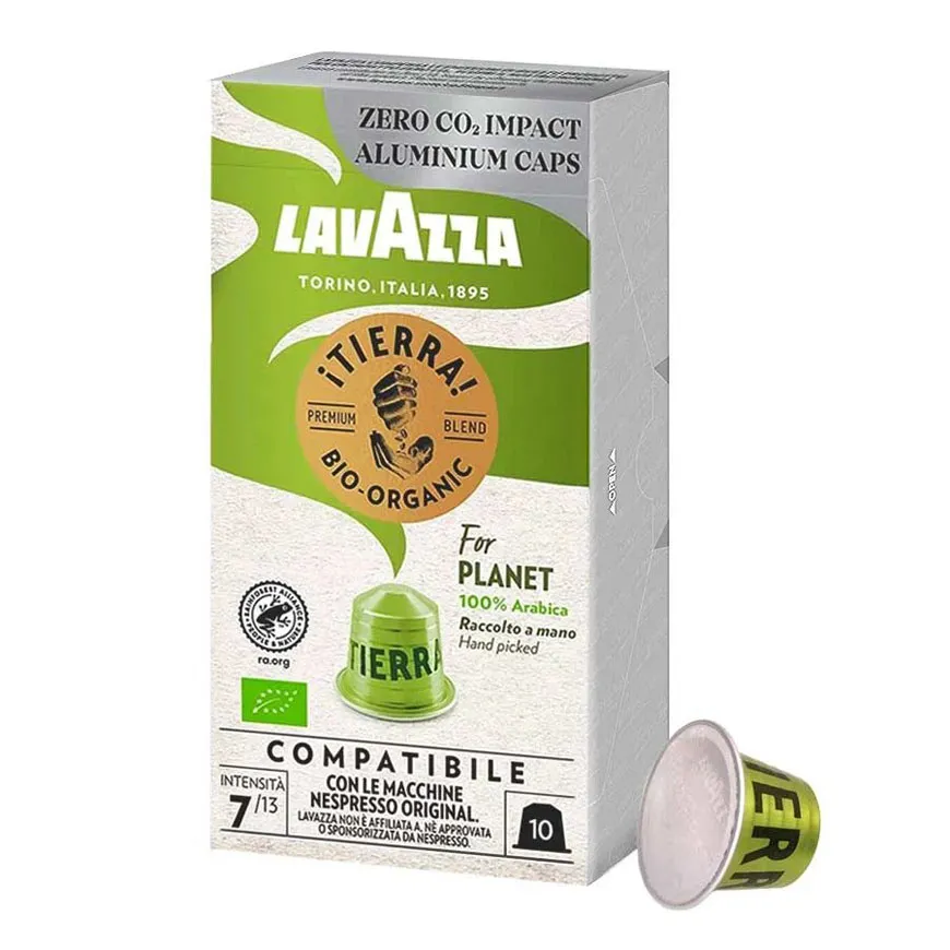 کپسول قهوه لاوازا «بیو ارگانیک» شدت 7 | Lavazza Tierra bio organic
