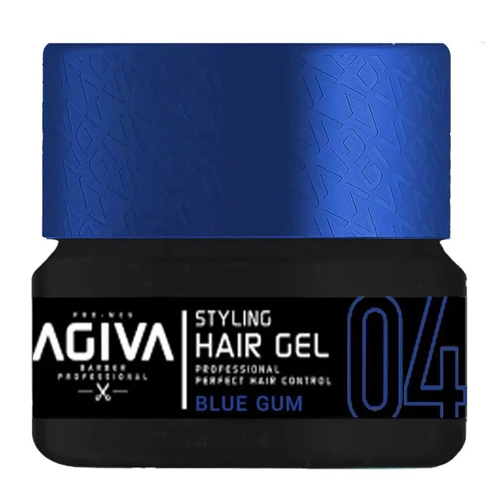 ژل مو آگیوا 04 آبی مدل بلو گام blue Gum حجم 200 میل