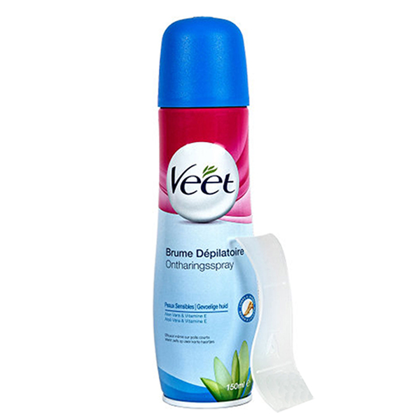 اسپری مو بر کرمی ویت Veet مخصوص پوست حساس حجم 150میلی لیتر