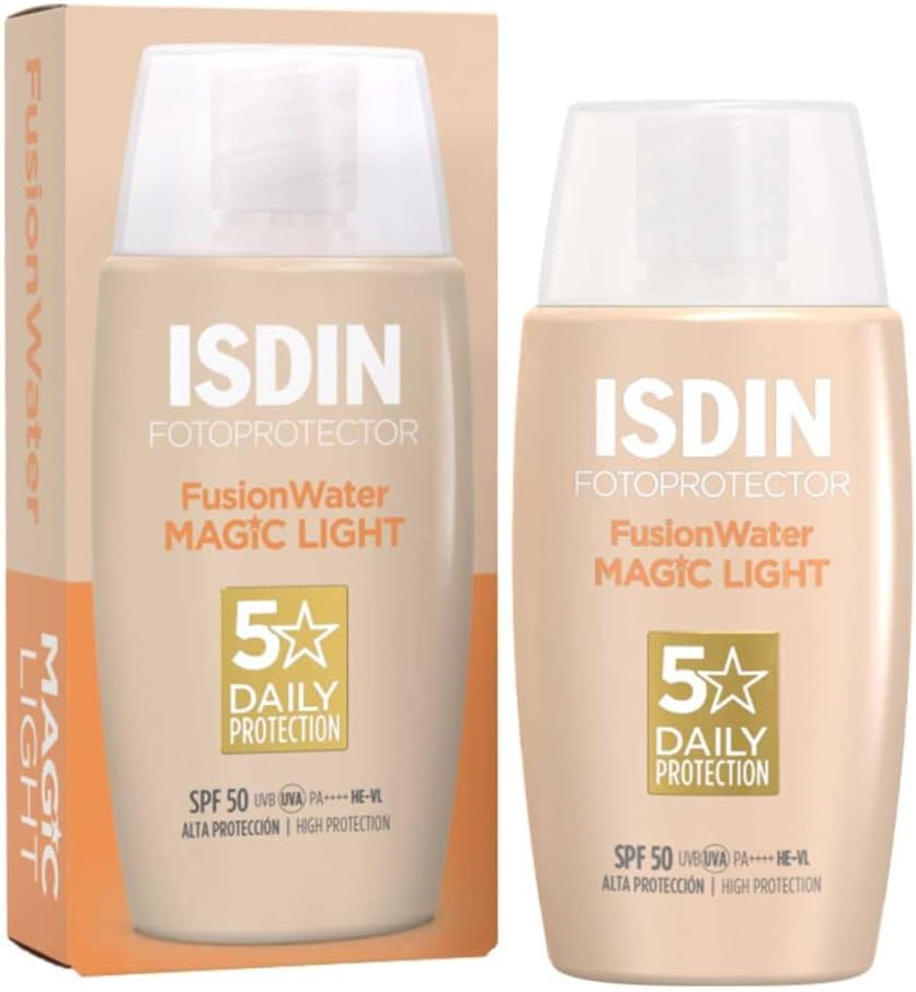 ضد آفتاب رنگی فیوژن واتر رنگ لایت ISDIN ایزدین spf 50