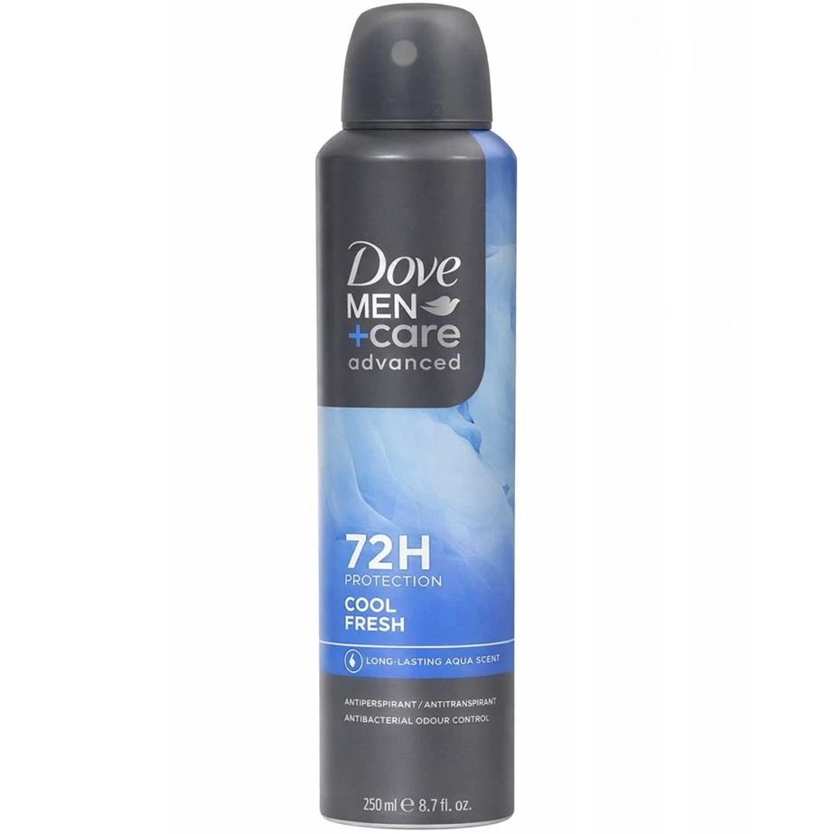 اسپری دئودرانت مردانه داو Dove رایحه Cool Fresh اصل حجم 250 میل