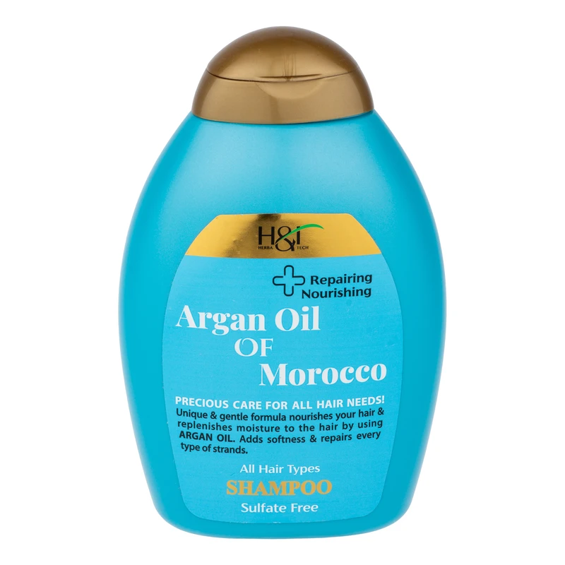 شامپو مو هرباتک مدل Argan حجم 385 میلی لیتر