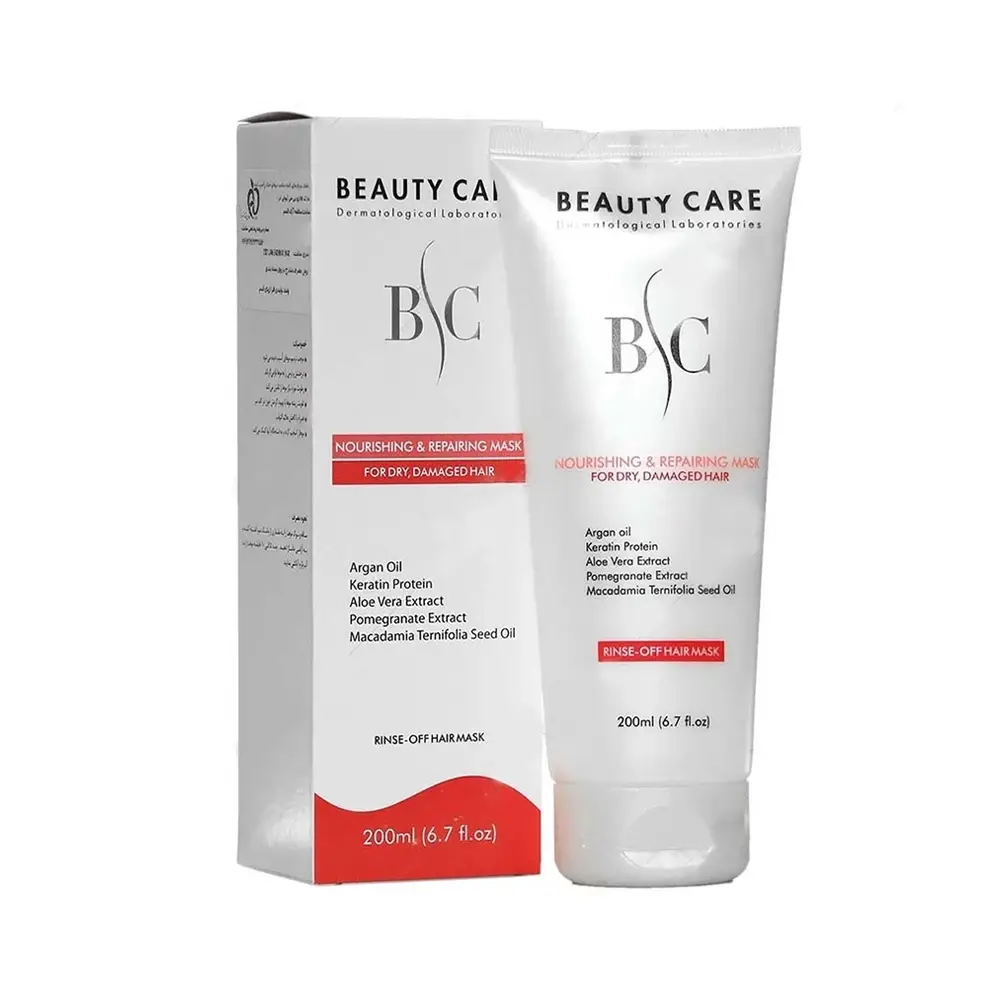 ماسک مو تقویت کننده با آبکشی حجم 200 میل بی سی بیوتی کر Beauty Care