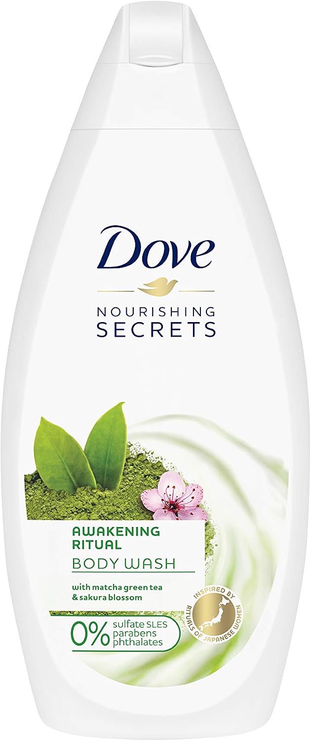 شامپو بدن کرمی داو با عصاره ماچا و شکوفه گیلاس ۵۰۰ میل Dove Awakening Ritual