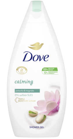 شامپو بدن پسته و مگنولیا داو بدون سولفات 500میل Dove Calming Pistachio