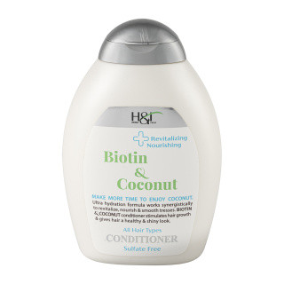 نرم کننده مو هرباتک مدل Biotin & Coconut حجم 385 میلی لیتر