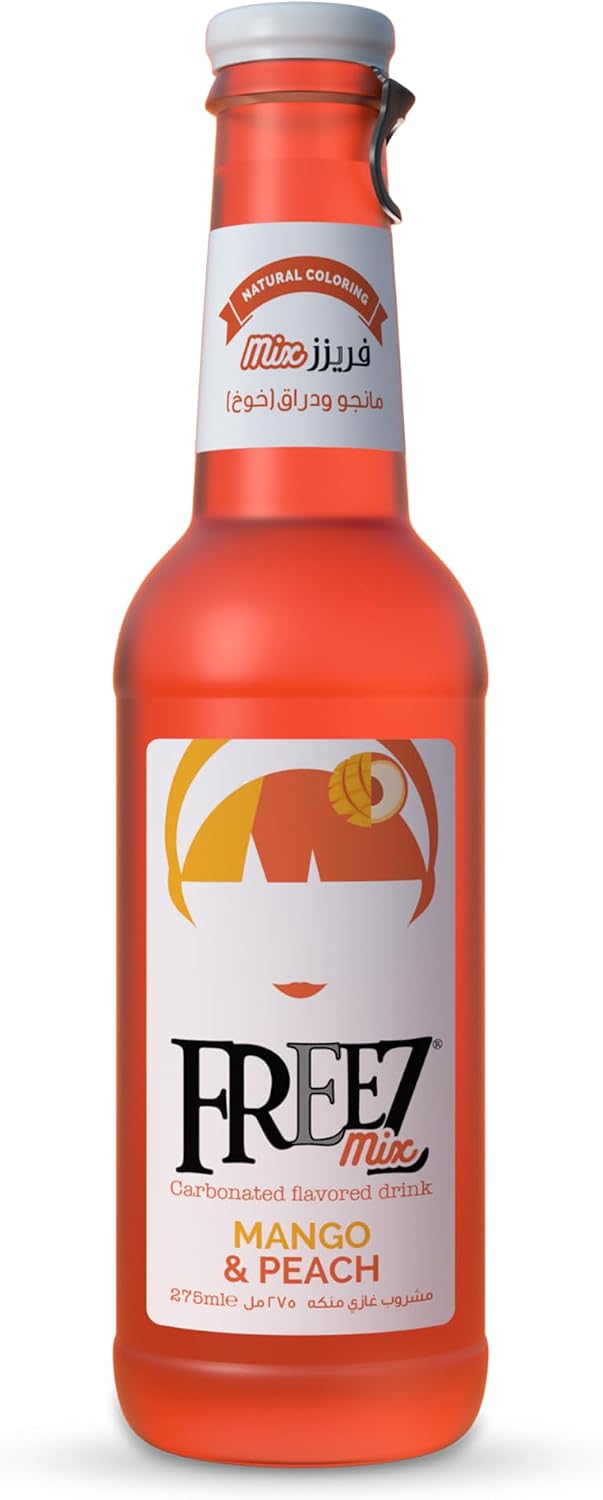 نوشیدنی Freez mix طعم انبه و هلو ۲۷۵ میلی‌لیتر