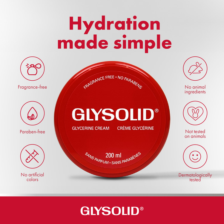 کرم مرطوب کننده گلیسولید Glysolid فلزی اصل حجم 250 میل