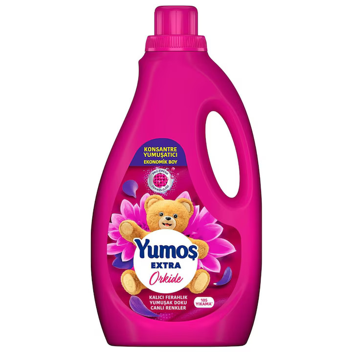 نرمکننده لباس یوموس اکسترا (Yumos Extra) با رایحه ارکیده ۲۵۲۰ میلیلیتر