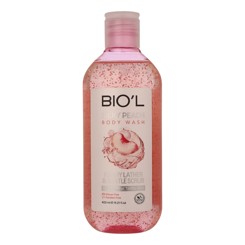 شامپو بدن بیول مدل Silky Peach حجم 400 میلی لیتر