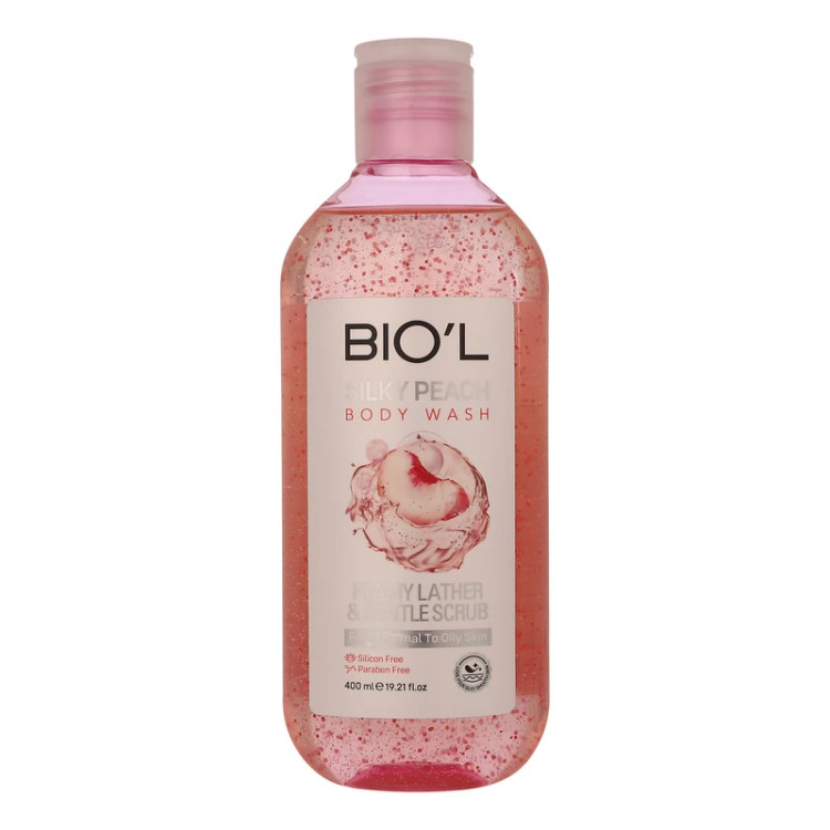 شامپو بدن بیول مدل Silky Peach حجم 400 میلی لیتر
