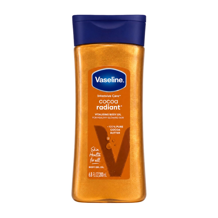 شاین بدن وازلین رایحه کاکائو مدل Vaseline Cocoa Radiant