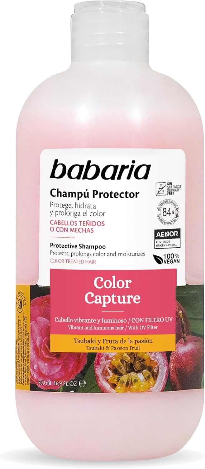 شامپو محافظ رنگ باباریا مدل COLOR CAPTURE حجم 500 میل