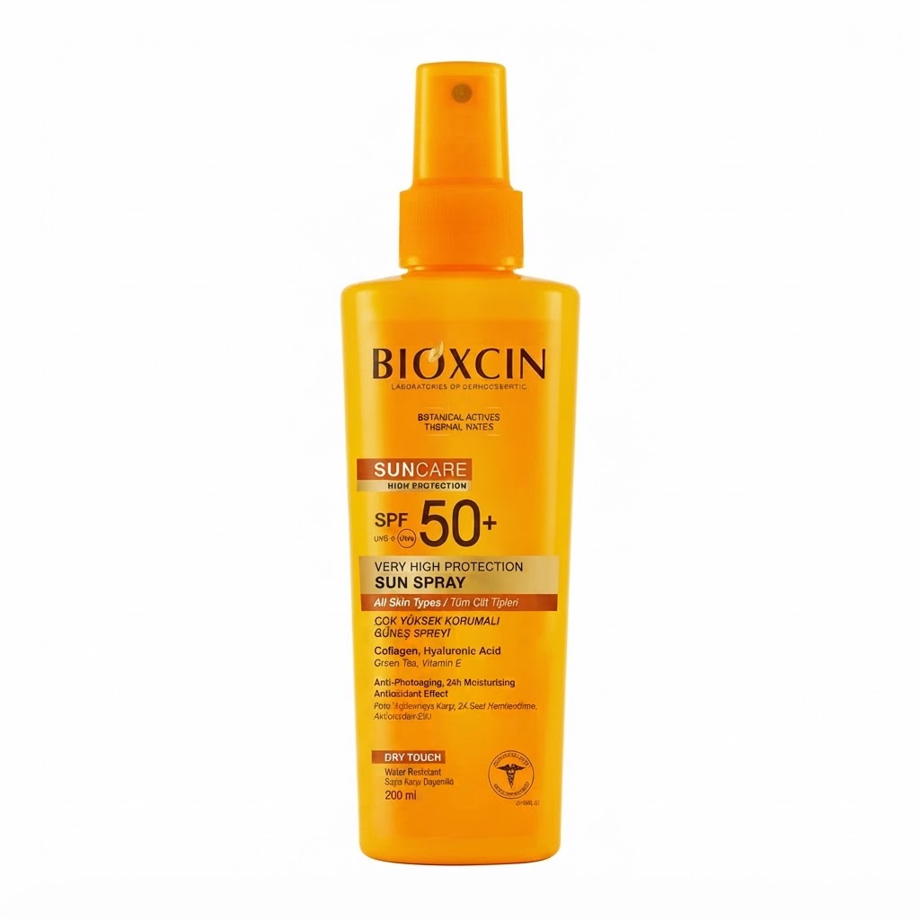 اسپری ضد آفتاب بیوکسین BIOXCIN با SPF 50 حجم 200 میل