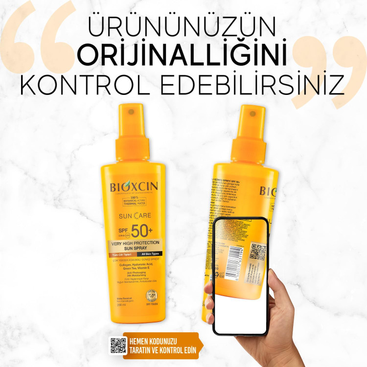 اسپری ضد آفتاب بیوکسین BIOXCIN با SPF 50 حجم 200 میل