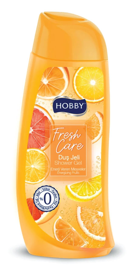 شامپو بدن هوبی Hobby مدل Fresh Care حاوی عصاره پرتقال حجم 500 میل