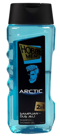شامپو سر و بدن مردانه هوبی Hobby مدل Arctic حجم 400 میل