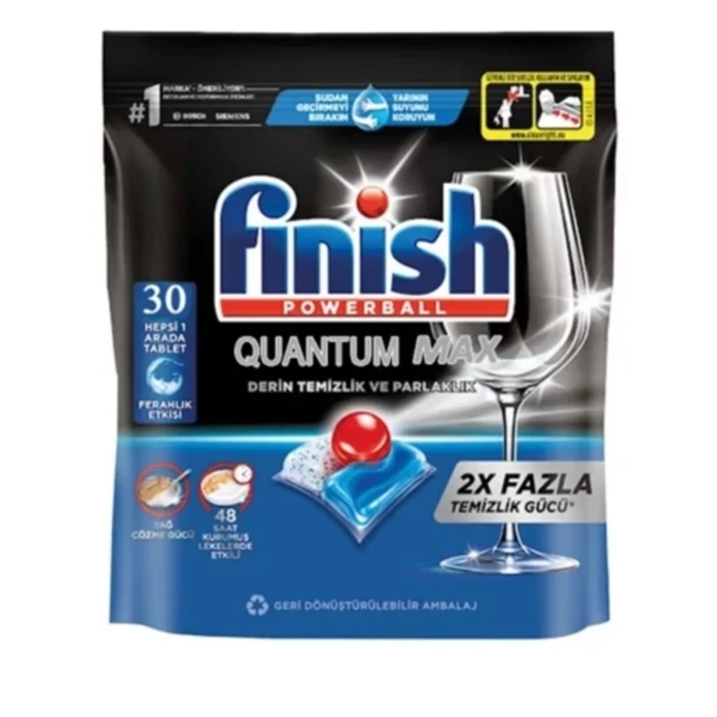 قرص ماشین ظرفشویی فینیش مدل QUANTUM MAX بسته 30 عددی