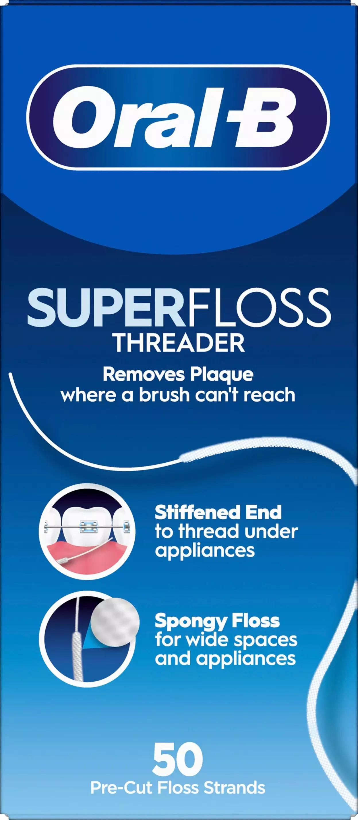 نخ دندان ارتودنسی اورال بی سوپر فلاس Oral B Super Floss