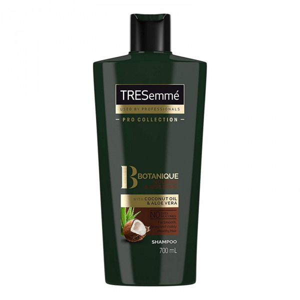 شامپو ترمیم کننده نارگیل و آلوئه ورا ترزمه TRESemme Botanique Nourish Shampoo 700 Ml