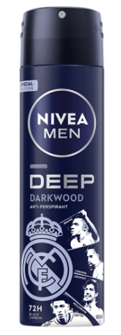 اسپری ضد تعریق مردانه نیوآ Nivea مدل Deep Darkwood حجم 150 ميل