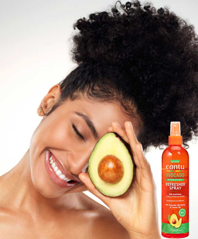 اسپری آبرسان و حجم دهنده آووکادو کنتو Cantu Avocadoحجم 355 میل