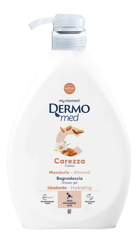 شامپوی بدن درمومد Dermomed با رایحه بادام Almond حجم 1 لیتری